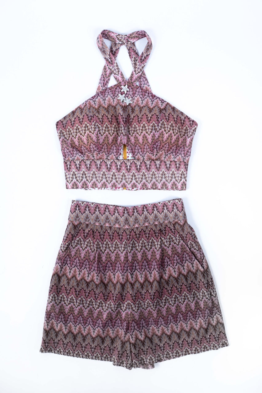 Palm Desert Holiday Short (Pink Multi)