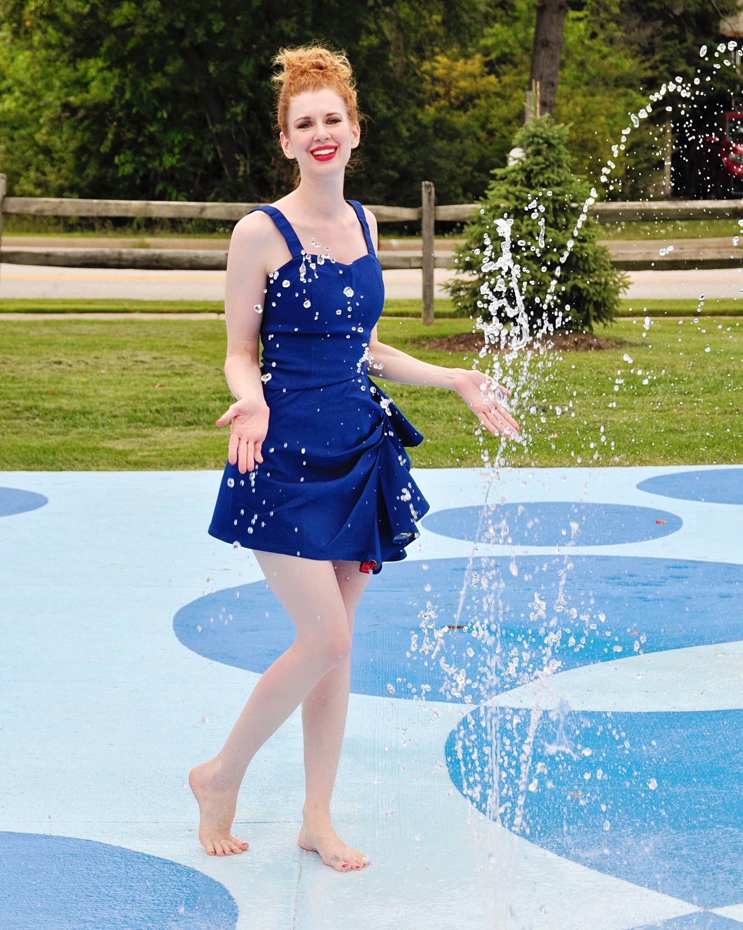 The Broad Museum Flounce Dress