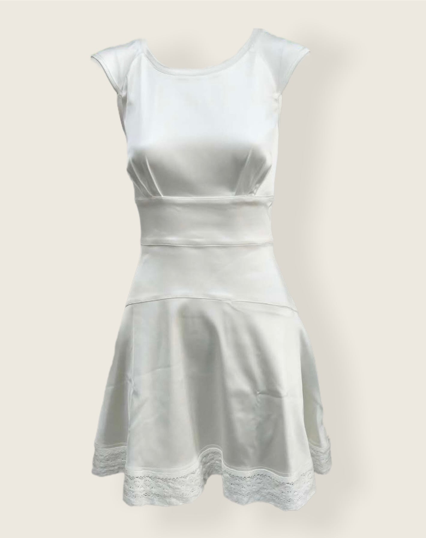 Mulholland At Sunset Dress (White Sateen)