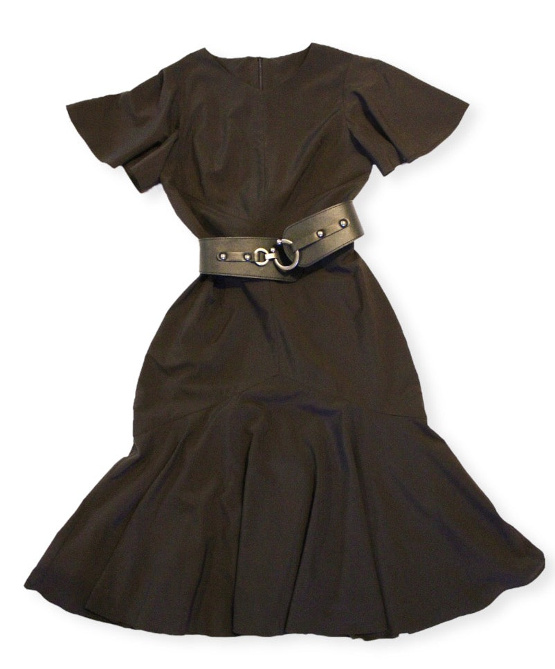 Ace-High Dress with Belt